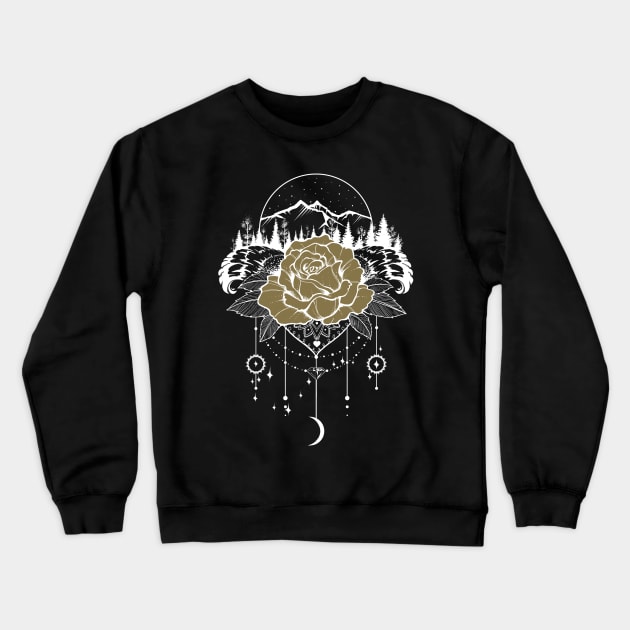 Rose Crewneck Sweatshirt by Iceuh1